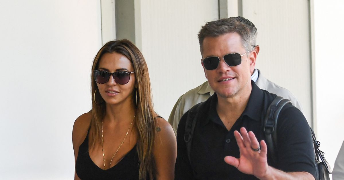 Matt Damon Et Sa Femme Luciana Barroso Quittent Venise Apr S Leur