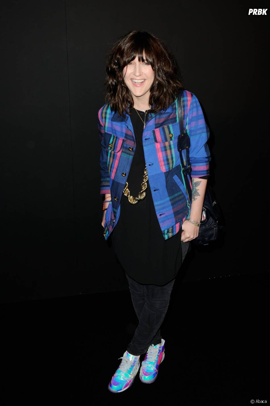 Daphné Bürki au défile lingerie Etam Live Show à Paris le février Purebreak