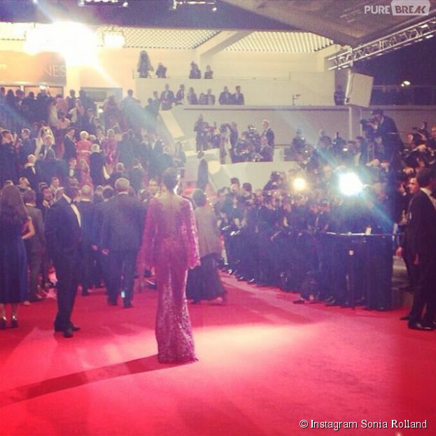 Sonia Rolland sur le tapis rouge du Festival de Cannes, le 16 mai 2014