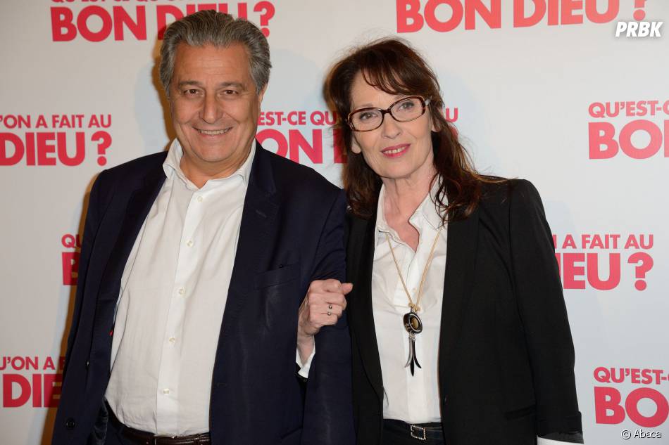 Philippe De Chauveron Et Sa Femme Christian Clavier et Chantal Lauby à l'avant-première de Qu'est-ce qu
