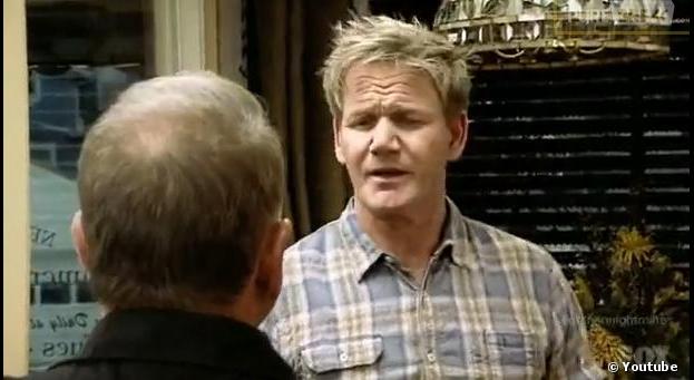 Gordon Ramsay ne se laisse pas faire mais Philippe Etchebest est plus sévère sur son adversaire....