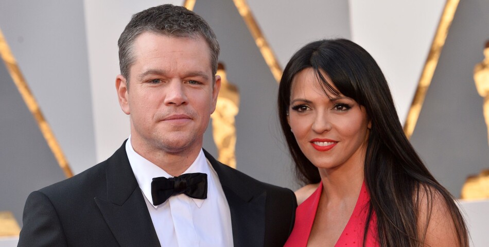 Matt Damon Et Sa Femme Luciana Barroso Sur Le Tapis Rouge De La 88e