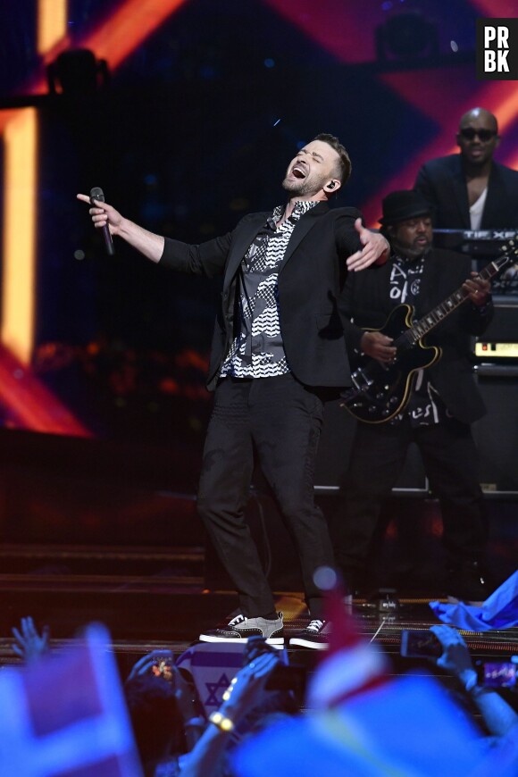 Justin Timberlake a mis le feu sur le plateau de l'Eurovision le 14 mai 2016