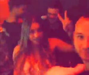 Stéphanie sur le Snapchat de Clément Castelli