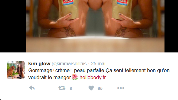 Kim (Les Marseillais South Africa) totalement nue sur Instagram pour une publi sponso