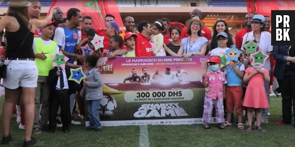 Jamel Debbouze a réussi à récolter 300.000 dirhams au Football Charity Game 2016.