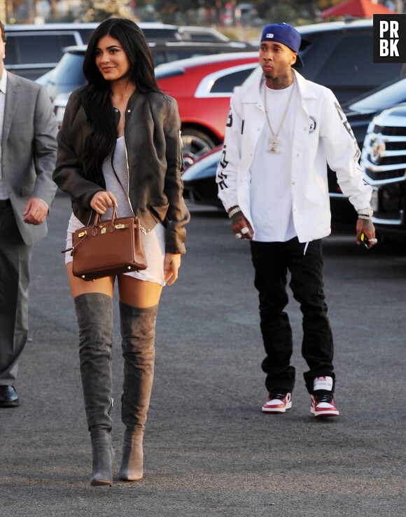 Kylie Jenner et Tyga au concert de Kanye West à Los Angeles