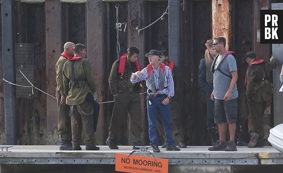 Harry Styles sur le tournage de Dunkirk, le nouveau film de Christopher Nolan, en Angleterre