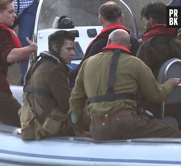 Harry Styles sur le tournage de Dunkirk, le nouveau film de Christopher Nolan, en Angleterre