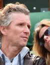 Denis Brogniart et sa femme Hortense à Roland Garros