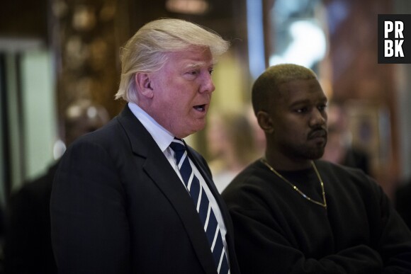 Kanye West rencontre Donald Trump à New York le 13 décembre 2016