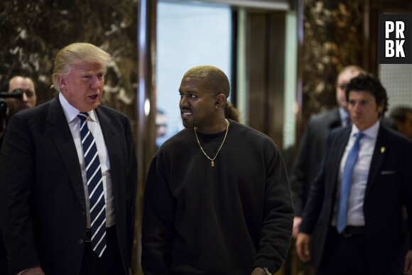 Kanye West rencontre Donald Trump à New York le 13 décembre 2016