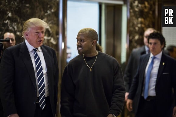Kanye West rencontre Donald Trump à New York le 13 décembre 2016