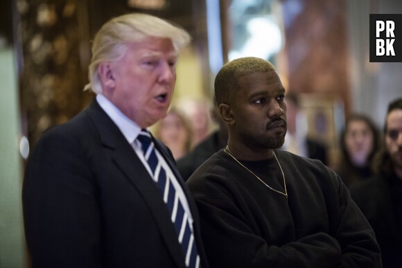 Kanye West rencontre Donald Trump à New York le 13 décembre 2016