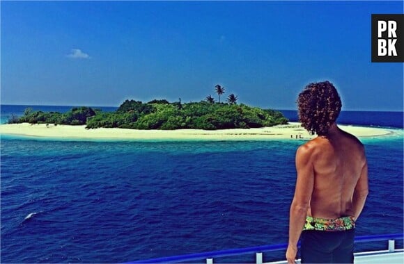 Laurent Maistret en vacances aux Maldives