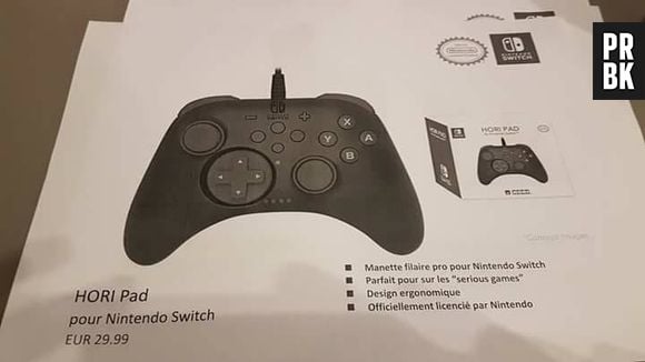 Tous les accessoires officiels de la Nintendo Switch