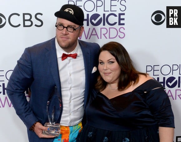 Chris Sullivan (This is Us) et Chrissy Mez aux People's Choice Awards 2017