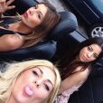 Mélanie, Sarah Lopez et Anissa sur le tournage des Anges 9