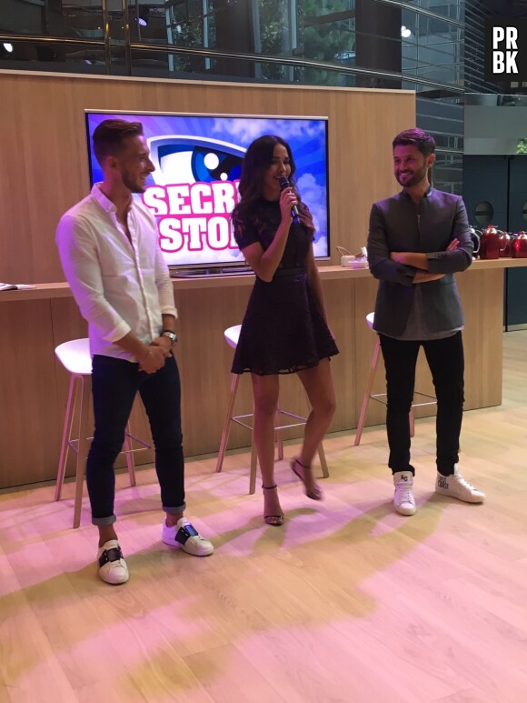 Secret Story 11 : Julien Geloën, Leila Ben Khalifa et Christophe Beaugrand à la conférence de presse