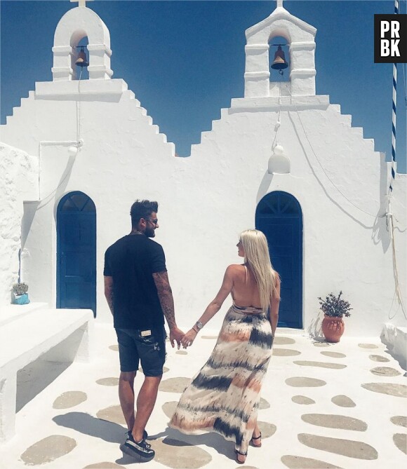 Jessica Thivenin et Thibault Kuro amoureux en vacances à Mykonos