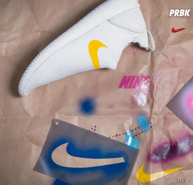 Nike Gakou Flyknit : la sneaker DIY avec ses pochoirs
