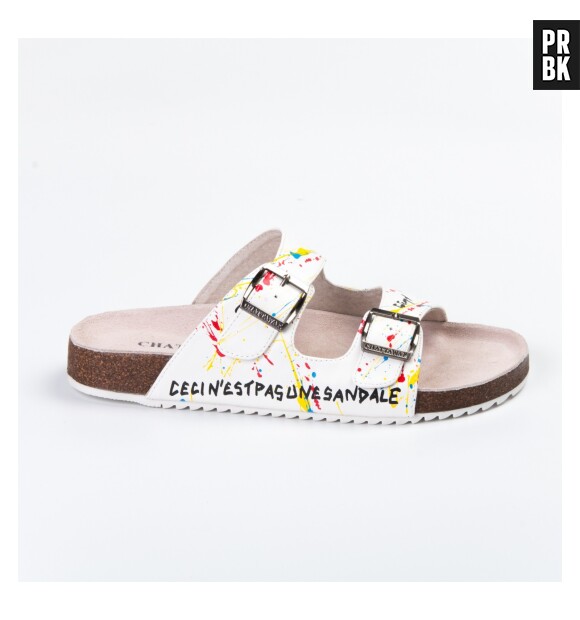 Chattawak x Michael Edery : la collab pop et colorée (ici les sandales Los Angeles à 39,90€).