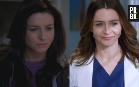 Caterina Scorsone (Amelia) lors de sa première apparition dans Grey's Anatomy VS aujourd'hui