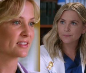 Arizona (Jessica Capshaw) lors de sa première apparition dans Grey's Anatomy VS aujourd'hui