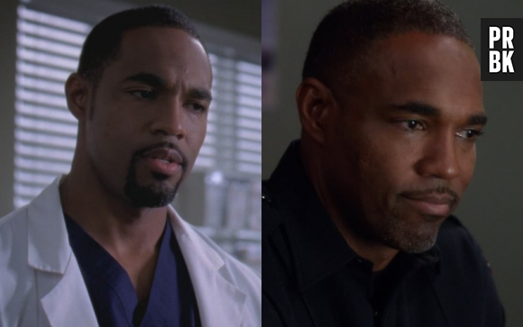 Jason George (Ben) lors de sa première apparition dans Grey's Anatomy VS aujourd'hui