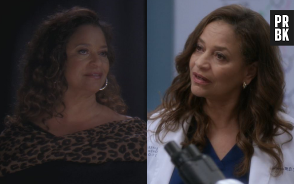 Debbie Allen (Catherine) lors de sa première apparition dans Grey's Anatomy VS aujourd'hui