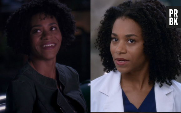 Kelly McCreary (Maggie) lors de sa première apparition dans Grey's Anatomy VS aujourd'hui