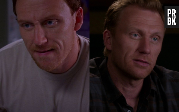 Kevin McKidd (Owen) lors de sa première apparition dans Grey's Anatomy VS aujourd'hui