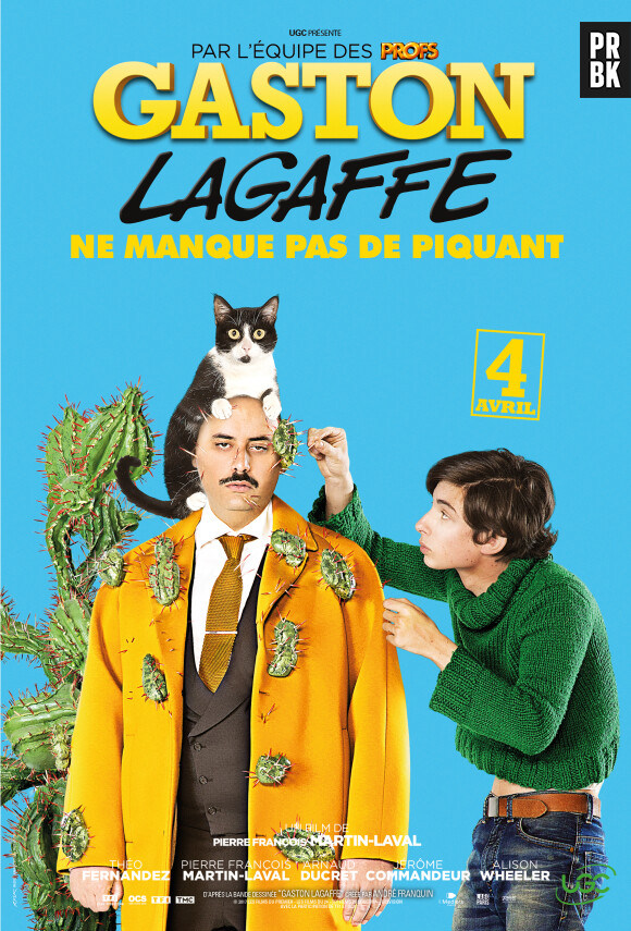 Gaston Lagaffe : nouvel hommage à la BD à travers les affiches du film