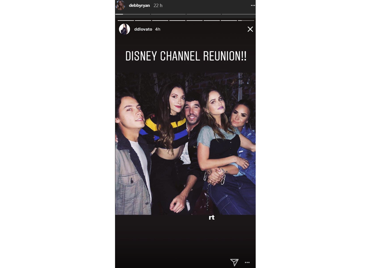 Photo : Demi Lovato, Debby Ryan, Cole Sprouse et Alyson Stoner réunis ...