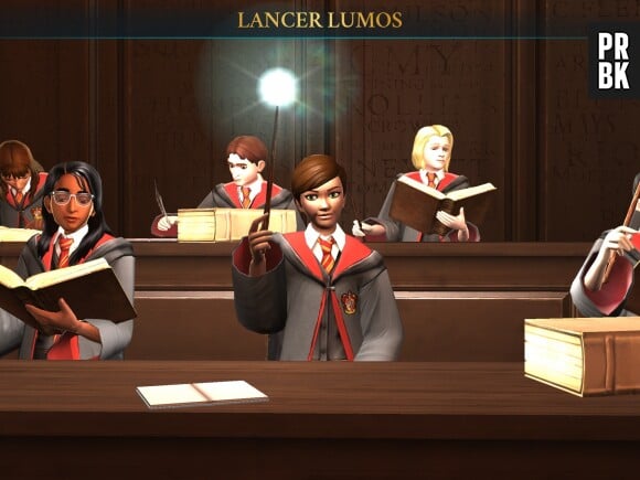 Hogwarts Mystery : notre avatar en cours de sortilèges