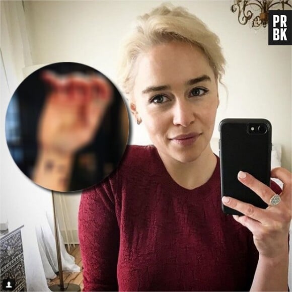 Game of Thrones : Emilia Clarke se fait tatouer... ses dragons