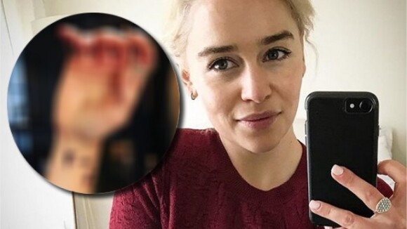 Emilia Clarke (Game of Thrones) se fait tatouer... ses dragons ?