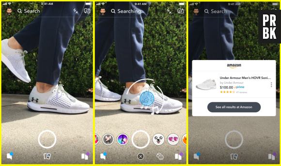 Snapchat : bientôt une fonction shopping ?