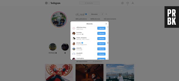 Emily Ratajkowski a bien followé Oli sur Instagram