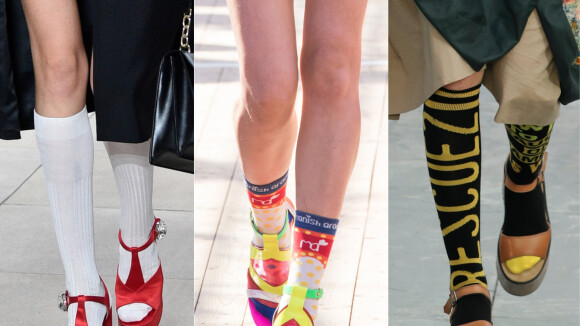 Après le combo claquettes-chaussettes, la tendance est aux sandales-chaussettes