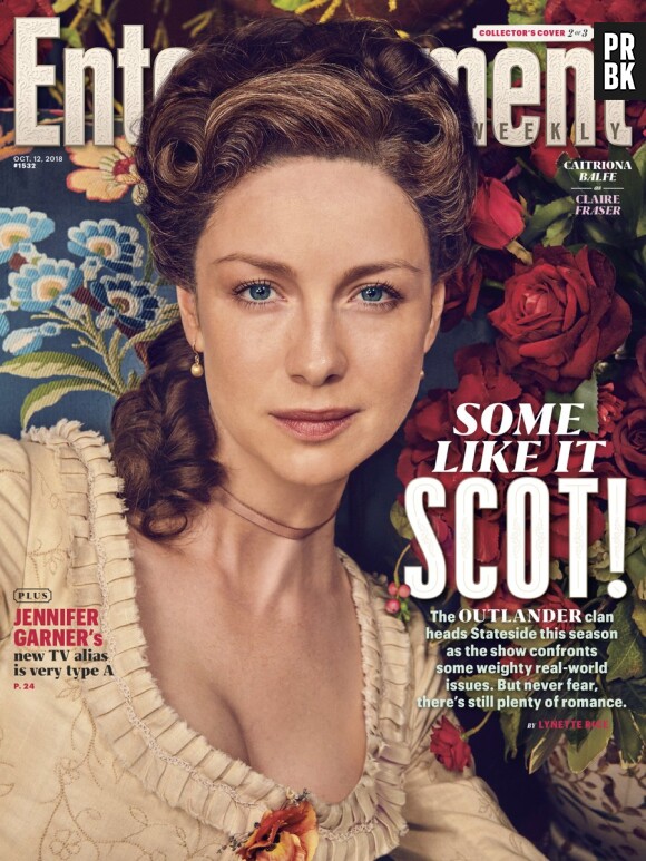 Outlander saison 4 : Caitriona Balfe en couverture de Entertainment Weekly
