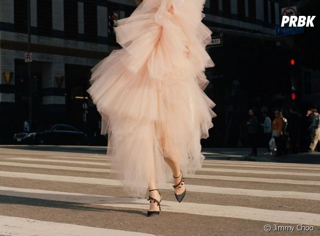 Virgil Abloh a fait une collaboration avec Jimmy Choo.