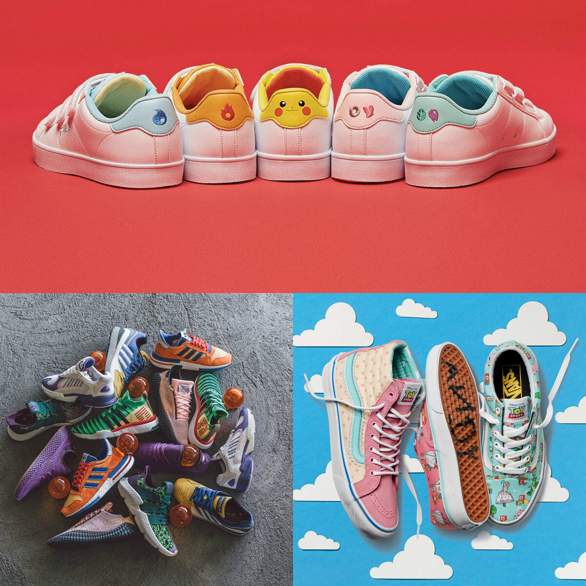 FILA adidas Vans. Les meilleures collabs de sneakers inspirees des dessins animes PureBreak