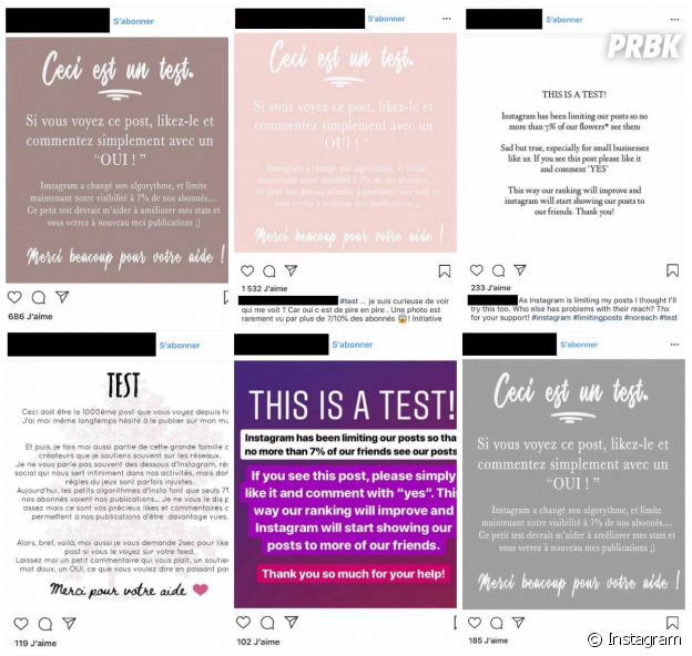 Instagram : une fake news affirme que seulement 7% de nos abonnés peuvent voir nos photos