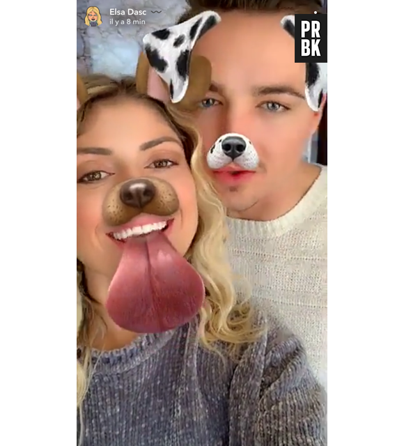 Elsa Dasc (Les Princes) avec son nouveau petit ami sur Snapchat