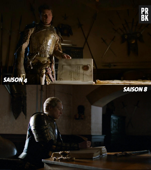 Game of Thrones : la scène du Livre des Frères dans la saison 4 et dans le final de la saison 8
