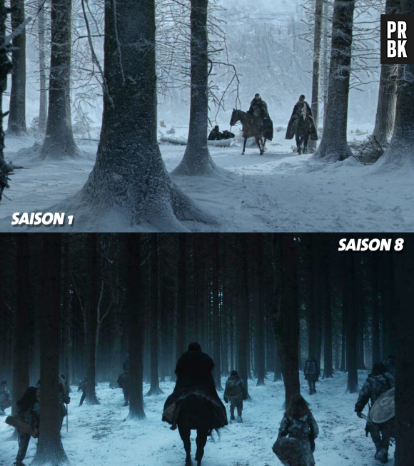 Game of Thrones : la première scène de la série VS la dernière scène