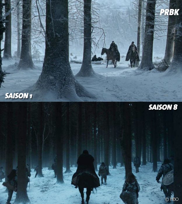 Game of Thrones : la première scène de la série VS la dernière scène