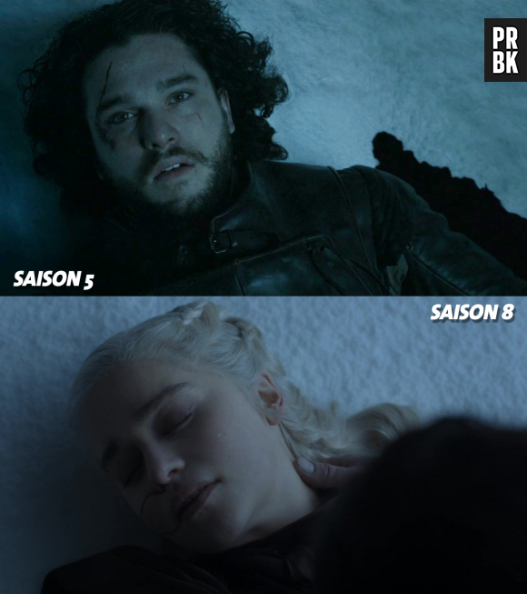 Game of Thrones : des plans similaires entre la mort de Jon Snow et celle de Daenerys