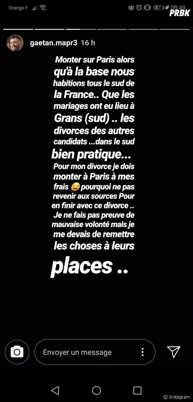 Claire (Mariés au premier regard 3) et Gaëtan pas encore divorcés ? Ils règlent leurs comptes
